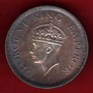 British India - 1941 - Half Rupee - Kg Vi - Bombay - Rare Silver Coin Q - 32 photo