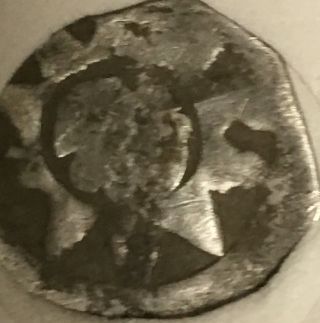 1172 - 1290 Ladislaus Iv,  Sun,  Medieval Silver Coin,  Rare, photo