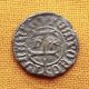 Medieval Hungarian Coin - Johan Hunyadi Denar,  Arpad Shield Coins: Medieval photo 1