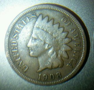 1908 S Indian Head Penny photo