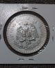 1932 Un Peso Mexico Old 72 Silver Mexico photo 1