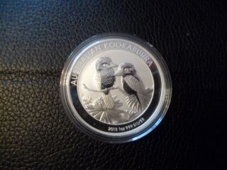 Silver Dollar 2013 1 Oz Australian Kookaburra Coin.  999 Silver Perth photo