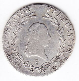 1814 E Austria 20 Kreuzer Coin photo
