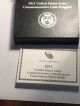 2011 Silver Us Army Dollar Uncirculated With Box/coa Commemorative photo 2