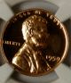 1959 Lincoln Wheat Cent Proof Ngc Pf67rd S Small Cents photo 1
