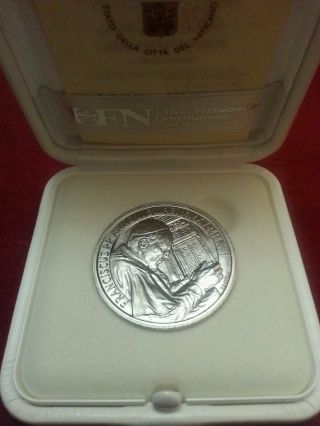Vatican Ufn Official Silver Medal Holy Year Of Mercy,  Jubilee 2015 Pope Francis photo
