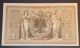 1910 German 1000 Mark Banknote About Uncirculated Europe photo 1