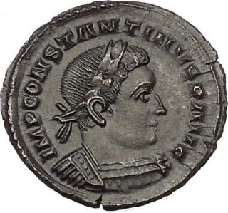 Constantine I The Great Ancient Roman Coin London Sol Sun God Cult I53323 photo