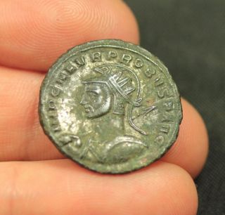 Ancient Roman Probus Bronze Antoninian Coin photo