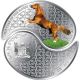 Fiji 2014 2$ Lunar Horse Yin And Yang 1oz Proof Silver Coin Australia & Oceania photo 2