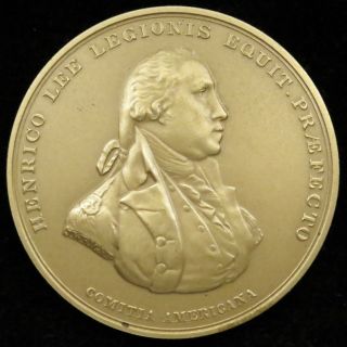 U.  S.  Medal No.  409 Major Henry Lee Comitia Americana 45mm Bronze photo