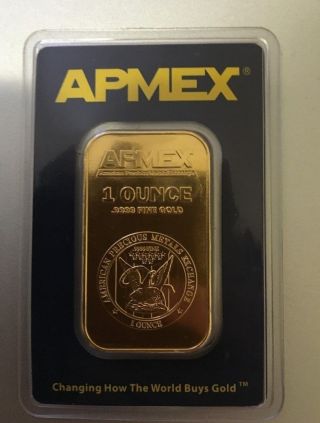 Apmex 1oz 24k Gold Bar In Tep Case photo