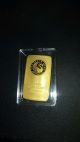 1 Troy Ounce.  999 Fine Gold Clad Perth Bar Please Read Gold photo 1