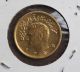 Iran Gold 1/2 Pahlavi Coin,  Uncirculated,  Actual Gold Weight.  1177 Middle East photo 3