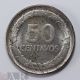 World Coin Colombia 50 Centavos 1947 Silver Au/unc Colombia photo 1