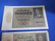 January 19 1922 10000 Reichsbanknote Berlin Germany Hyperinflation Currency Pair Europe photo 2