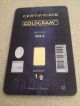 1 Gram 24k Istanbul Gold Refinery Igr Bar With Certificate 999.  9 Gold photo 1