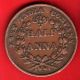 British India - 1835 - East India Company - Half Anna - Rare Coin X - 23 India photo 1