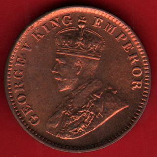 British India - 1936 - Kg V - One Quarter Anna - Rare Coin X - 22 photo