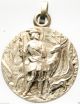 Holy Deer Animal & Hunters Horn Decors - Vintage Medal Pendant To Saint Hubert Exonumia photo 1