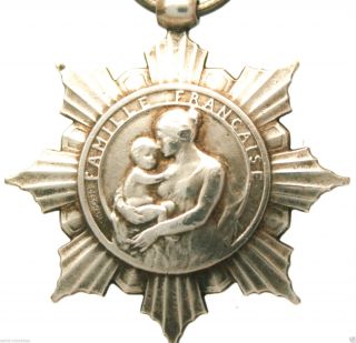 Loving Mother Antique Art Nouveau Medal Pendant To The Family Signed L Deschamps photo