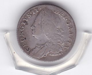 1758 King George Ii Sixpence (6d) Sterling Silver British Coin photo