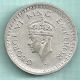 British India - 1944 - King George Vi Emperor - Half Rupee - Rare Silver Coin British photo 1