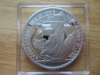 Britannia £2 2006 Proof Silver 1oz Very Rare Issue Only 2,  529 photo