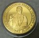 1 Oz Barack Obama 56th Us President Finished In 24k Gold Coloured Clad Coin Exonumia photo 1
