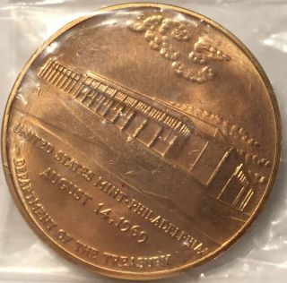 United States Medal Department Of The Treasury Copper Medal photo