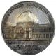 1862 London International Exhibition Silver Medal By Jacques Wiener,  Toned UK (Great Britain) photo 1