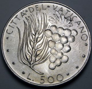 Vatican 500 Lire 1973/xi - Silver - Paul Vi.  - Unc - 2088 猫 photo