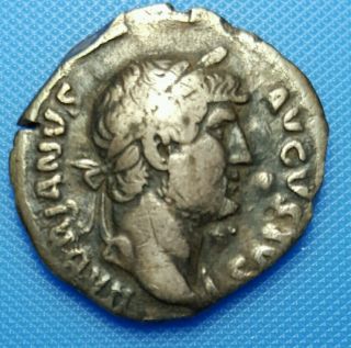 117 - 138 Ad,  Hadrian,  Roman Denarius photo
