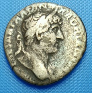 117 - 138 Ad,  Hadrian,  Roman Denarius photo