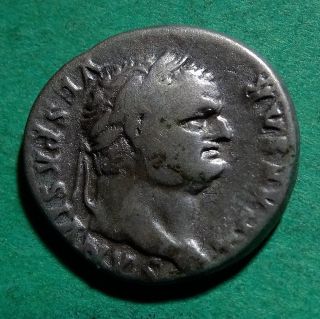 Tater Roman Imperial Silver Denarius Of Titus Annona photo