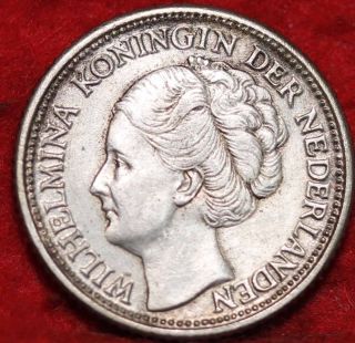 1941 Curacao 25 Cents Silver Foreign Coin S/h photo