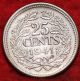 1941 Curacao 25 Cents Silver Foreign Coin S/h North & Central America photo 1
