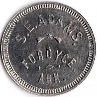 Fordyce Arkansas S.  E.  Adams Merchant Good For Trade Token photo