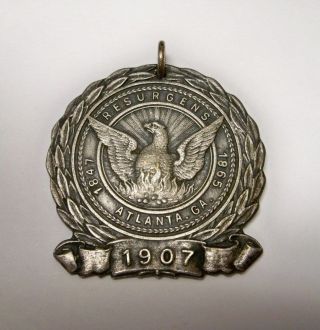 1907 Atlanta Georgia Resurgens Medal These Are Rare Look photo