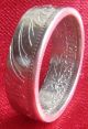 Polished Coin Ring 1 Mark Silver 90 Size 8 Jewelry 1903 Wwi Prussia Km 14 Empire (1871-1918) photo 3