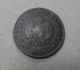 1893 Argentina 1 Un Centavo (capped Liberty Head Left) Bronze Coin South America photo 1