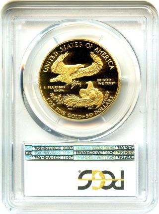 1990 - W Gold Eagle $50 Pcgs Pr 69 Dcam - American Gold Eagle Age photo