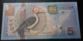 Suriname 2000 5 Gulden Banknote,  