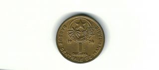 Mauritania 1974 1 Ouguiya Unc Coin photo