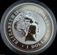 2002 Australia 1 Dollar 999 Silver 1 Oz Chinese Lunar Year Of The Horse Coin Australia photo 1