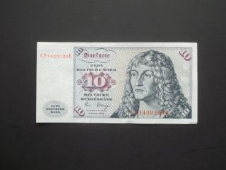Germany 10 Mark 1980 World Bank Note photo