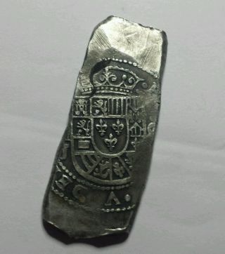 1715 Fleet,  Mexico Treasure Cob 8 Reales Hammer Struck Replika.  Pirate Coin. photo