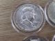 1963 Franklin Half Dollar Uncirculated,  1964 1966 1967 Kennedy Airtite Holders Half Dollars photo 1