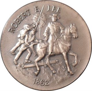 Longines - Symphonette General Robert E.  Lee Pure Silver Medal photo