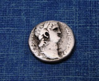 Nero Tetradrachm Ancient Roman Silver Coin photo